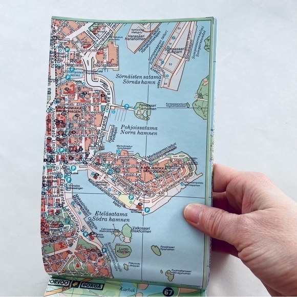 Vintage Helsinki Tourist Map 1987 - Picture 3 of 8